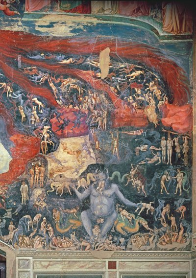 The Last Judgement, detalj av helvete, 1303-05 (se også 65227) av Giotto di Bondone