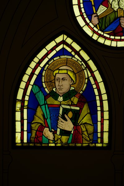 Diakon (farget glass) av Giotto di Bondone