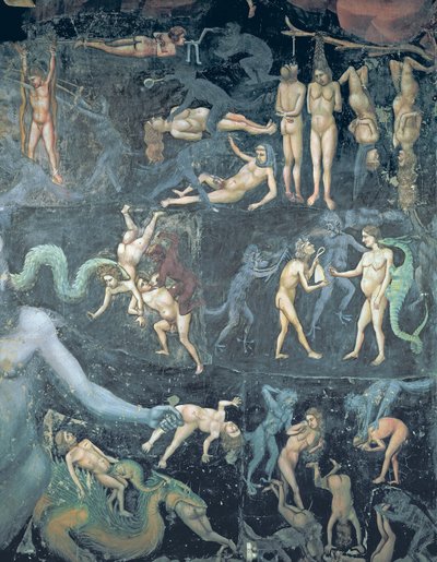 The Last Judgement, ca. 1305 (detalj av 65227) av Giotto di Bondone