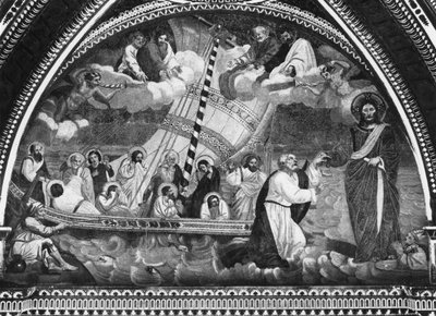 St. Peters navicella (mosaikk) av Giotto di Bondone after Giotto di Bondone after