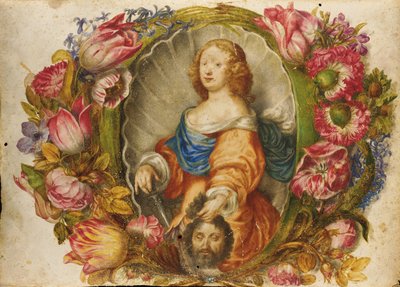 Portrett av storhertuginnen Vittoria della Rovere som Judith av Giovanna Garzoni