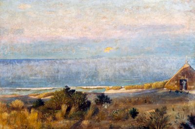 Månen går ned i Middelhavet av Giovanni Costa