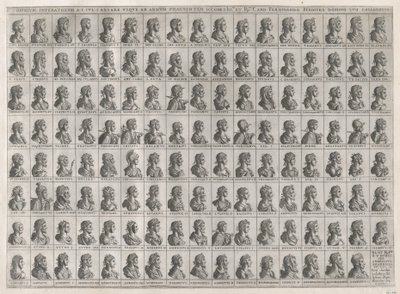 Mirror of Roman Magnificence: Portretter av keiserne fra Julius Caesar til Rudolf II..., 1582. av Giovanni Ambrogio Brambilla