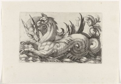 To sjømonstre av Giovanni Andrea Maglioli