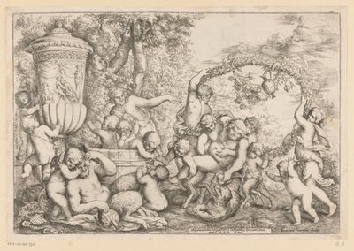 Bacchanal møtte Silenus av Giovanni Andrea Podesta