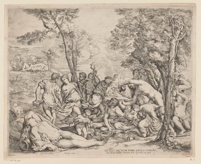 Bacchanal på Andros av Giovanni Andrea Podesta