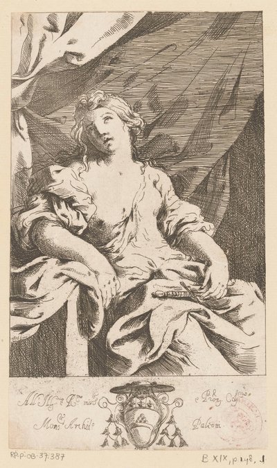 Lucretia av Giovanni Andrea Sirani