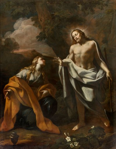 Chapel of the SS Sacrament, First span north side, Noli me tangere, Giovanni Angelo Borroni, Apparition of Christ to the Magdalene av Giovanni Angelo Borroni