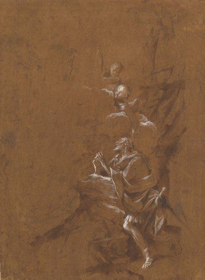 The Vision of Saint William of Aquitaine., sent på 1650-tallet. av Giovanni Angelo Canini