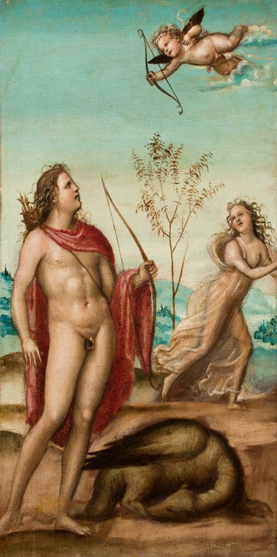 Apollo og Daphne, etter 1500 (olje på lerret) av Giovanni Antonio Bazzi Sodoma