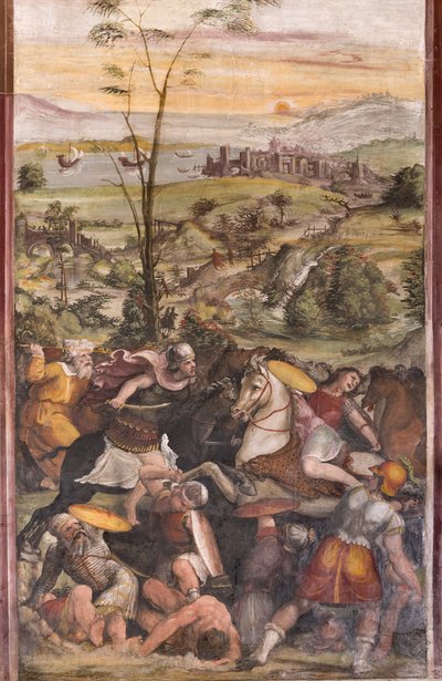 Slaget ved Issus av Giovanni Antonio Bazzi Sodoma
