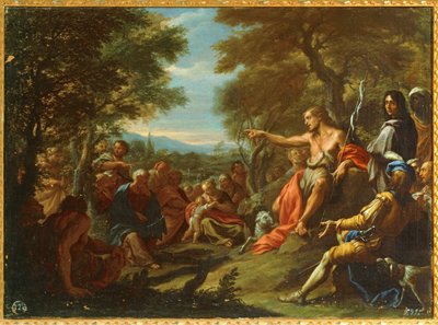 Sankt Johannes forkynner (maleri) av Giovanni Antonio Bazzi Sodoma