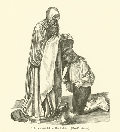St. Benedict tar vanen av Giovanni Antonio Bazzi Sodoma