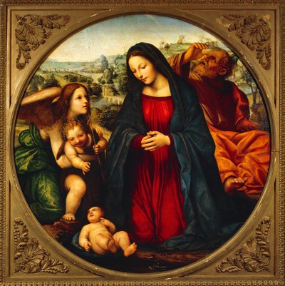 Den hellige familie, av Giovanni Antonio Bazzi, kjent som Sodoma (1477-1549) av Giovanni Antonio Bazzi Sodoma