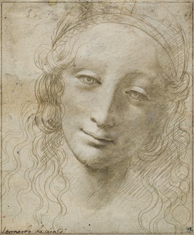 Hodet til en kvinne av Giovanni Antonio Boltraffio