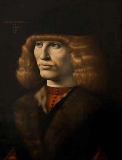 Portrett av en ung mann, ca. 1500 (olje på panel) av Giovanni Antonio Boltraffio