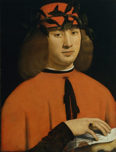Portrett av en ung mann, ca. 1500 (olje på panel) av Giovanni Antonio Boltraffio