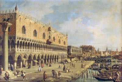 Riva degli Schiavoni, Venezia av Giovanni Antonio Canal