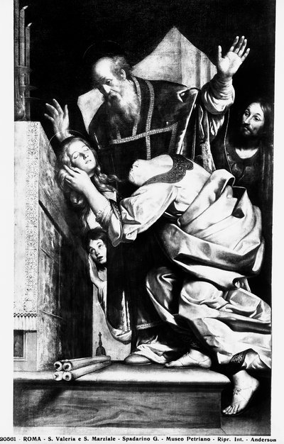 St. Valerie og St. Martial av Giovanni Antonio Galli