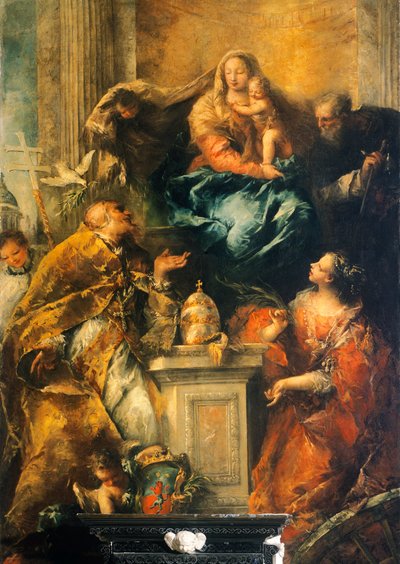 Ferri altertavle, ca. 1755 (olje på lerret) av Giovanni Antonio Guardi