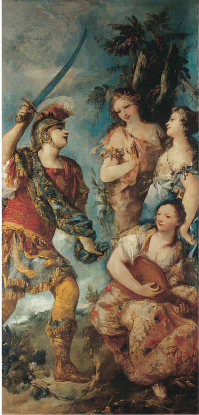 Rinaldo og nymfene av Giovanni Antonio Guardi