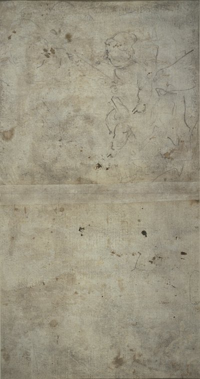 Skisse av Joseph som holder Kristusbarnet av Giovanni Antonio Guardi