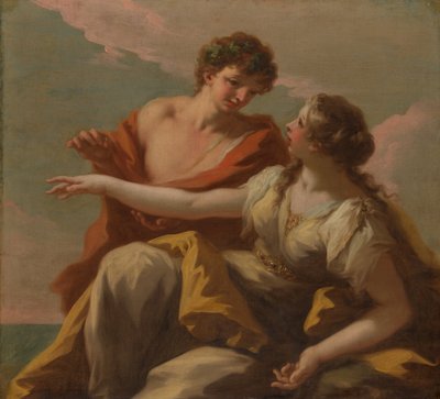 Bacchus og Ariadne, 1720-årene. av Giovanni Antonio Pellegrini