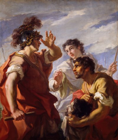 Cæsar før Alexandria, 1724-25. av Giovanni Antonio Pellegrini