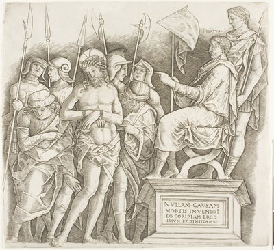 Kristus før Pilatus av Giovanni Antonio da Brescia