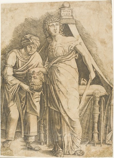 Judith med sjefen for Holofernes av Giovanni Antonio da Brescia