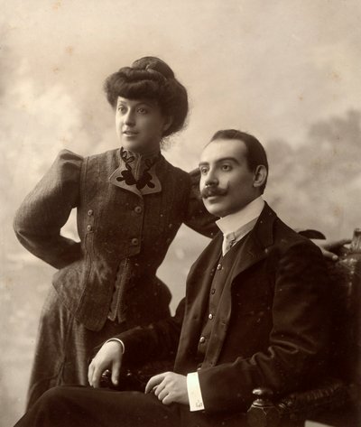Alfredo Trombetta med sin kone av Phillipe de Marlier