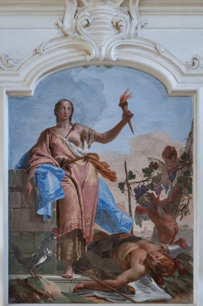 Årvåkenhet seirer over Slumber av Giovanni Battista Tiepolo