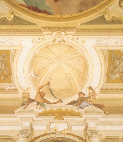 Detalj av fresker i taket i ballsalen, Villa Pisani, Stra, Venezia av Giambattista Tiepolo (1696-1770) av Giovanni Battista Tiepolo