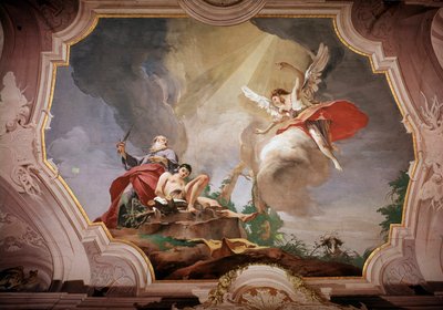 Das Opfer Isaaks (Fresko) von Giovanni Battista Tiepolo