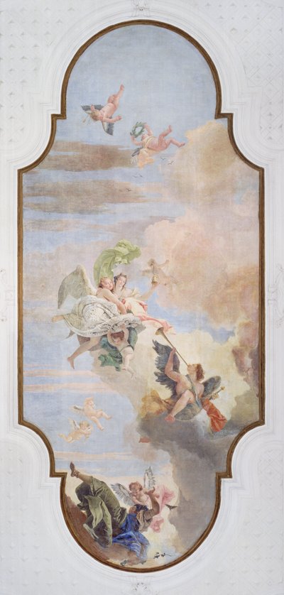 The Triumph of Intitude and Prudence (fresco) av Giovanni Battista Tiepolo