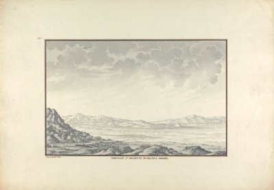 Mausoleet av Haliatte vendt mot Sardis av Giovanni Battista Borra