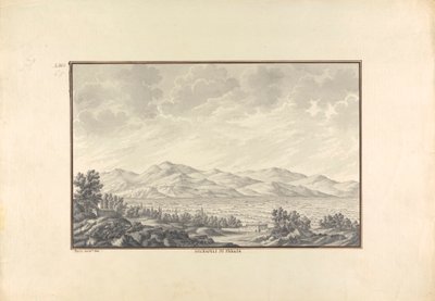 Utsikt over Hierapolis-dalen (nå Pamukkale) av Giovanni Battista Borra