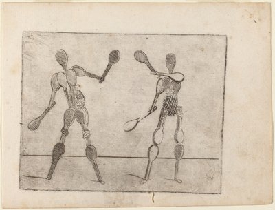 Fra "Bizzarie di diverse figurer" av Giovanni Battista Bracelli