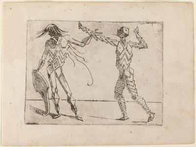 Fra "Bizarre of Various Figures" av Giovanni Battista Bracelli