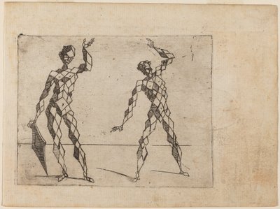 Fra "Bizzarie di diverse figurer" av Giovanni Battista Bracelli