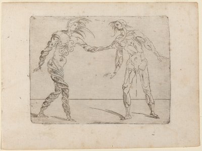 Fra "Bizzarie di diverse figurer" av Giovanni Battista Bracelli