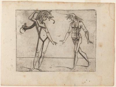 Fra "Bizzarie di diverse figurer" av Giovanni Battista Bracelli