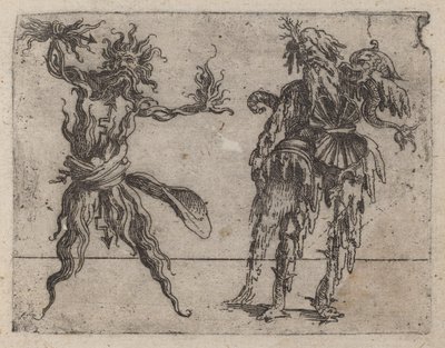 Fra "Bizzarie di diverse figurer" av Giovanni Battista Bracelli