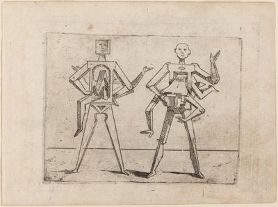 Fra "Bizzarie di diverse figurer" av Giovanni Battista Bracelli