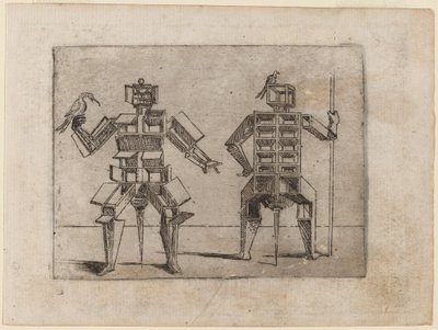 Fra "Bizzarie di diverse figurer" av Giovanni Battista Bracelli