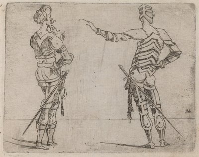 Fra "Bizzarie di diverse figurer" av Giovanni Battista Bracelli