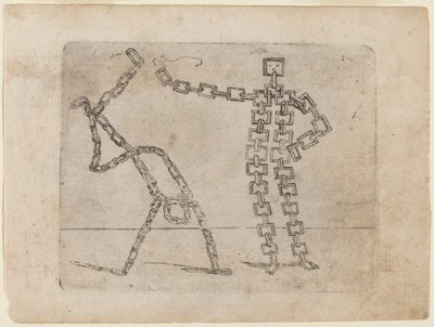 Fra "Bizzarie di diverse figurer" av Giovanni Battista Bracelli