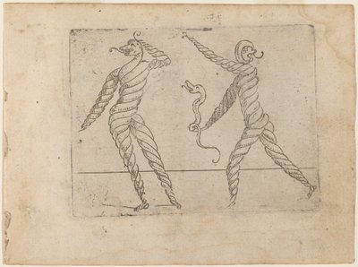 Fra "Bizzarie di diverse figurer" av Giovanni Battista Bracelli