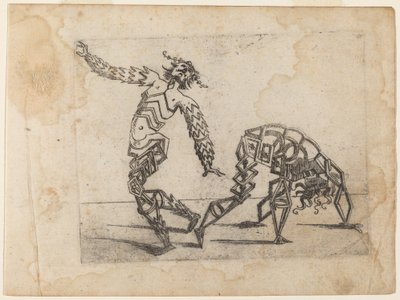 Fra "Bizzarie di diverse figurer" av Giovanni Battista Bracelli