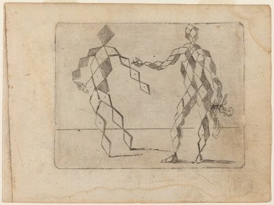 Fra "Bizzarie di diverse figurer" av Giovanni Battista Bracelli